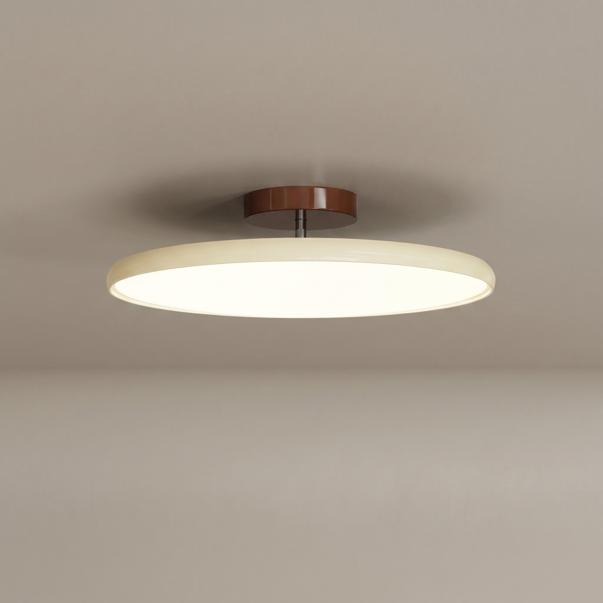 Ceiling Light Adjustable Head | Dimmable with Remote, 36 W LED | Flush Mount for Living Room, Sloped Ceilings