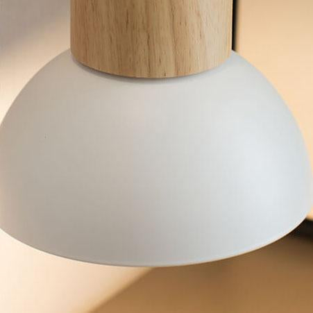 Wood Dome Nordic Wall Light