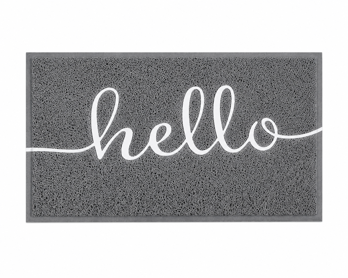 Non Slip Door Mat [45 × 75 / 60 × 90] cm | PVC Loop Surface, Rubber Backing | Washable Dirt Trapper for Entrance and Hallway
