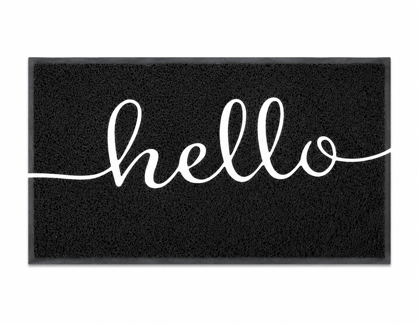 Non Slip Door Mat [45 × 75 / 60 × 90] cm | PVC Loop Surface, Rubber Backing | Washable Dirt Trapper for Entrance and Hallway