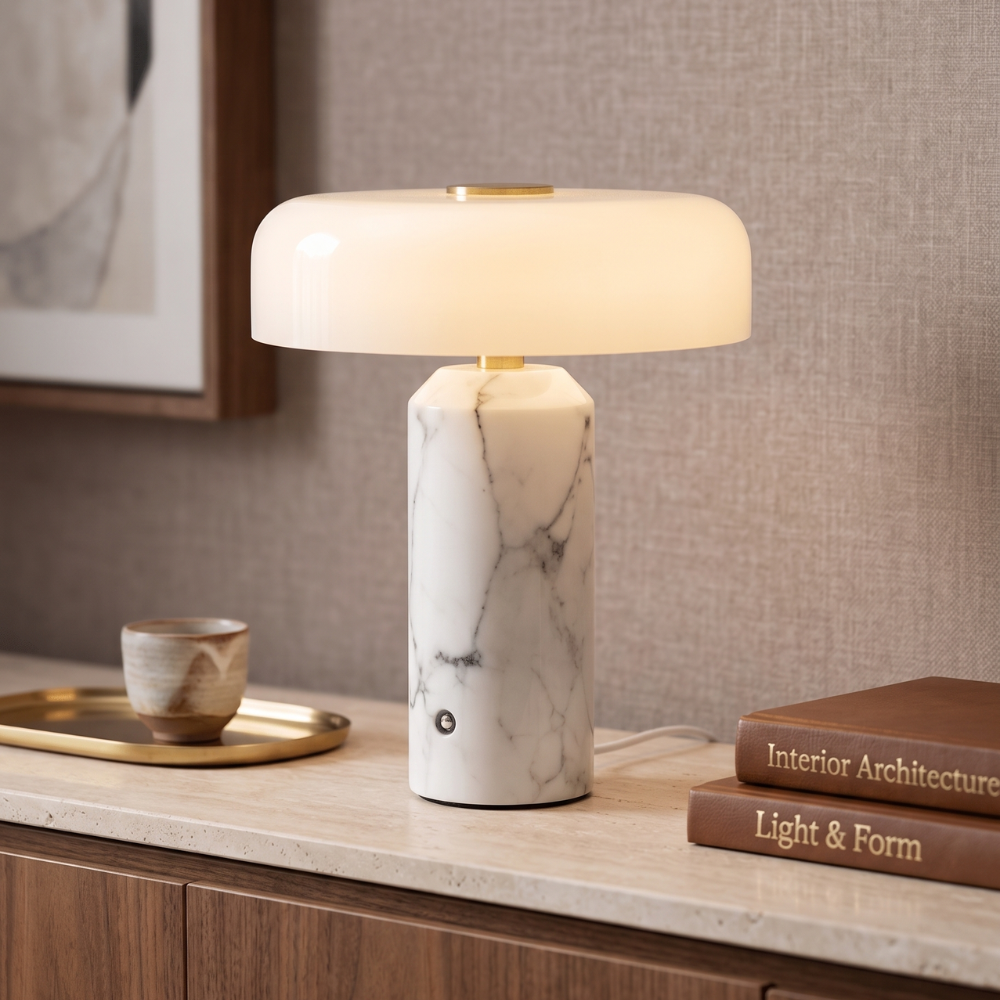 Cordless Marble Table Lamp
