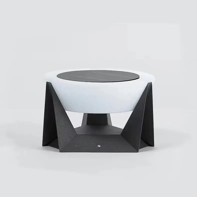 Round Solar Garden Lamp