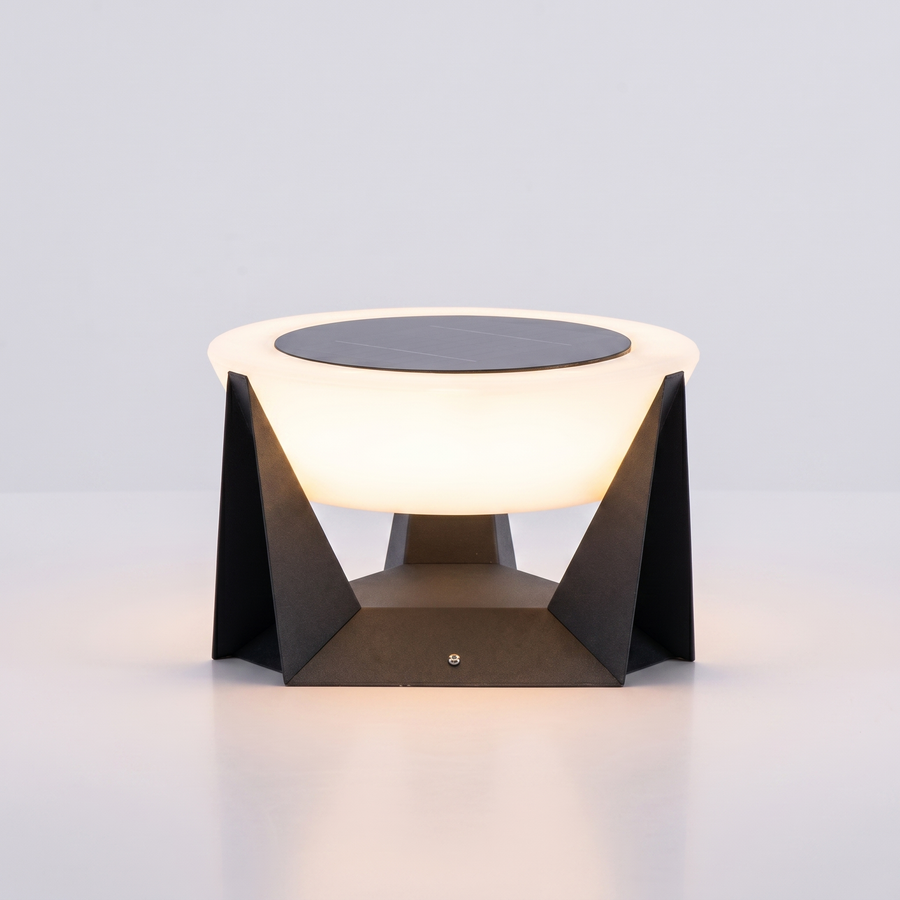 Round Solar Garden Lamp