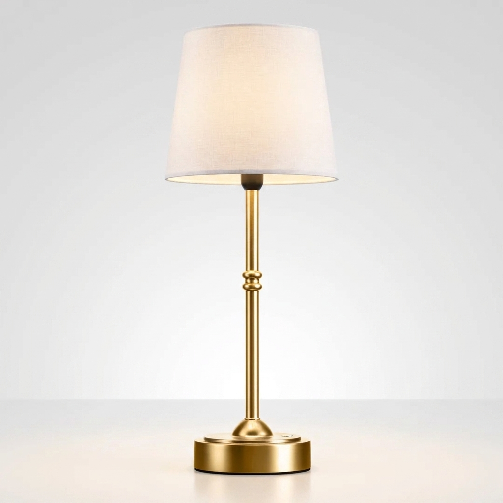 Cordless Fabric Shade Table Lamp