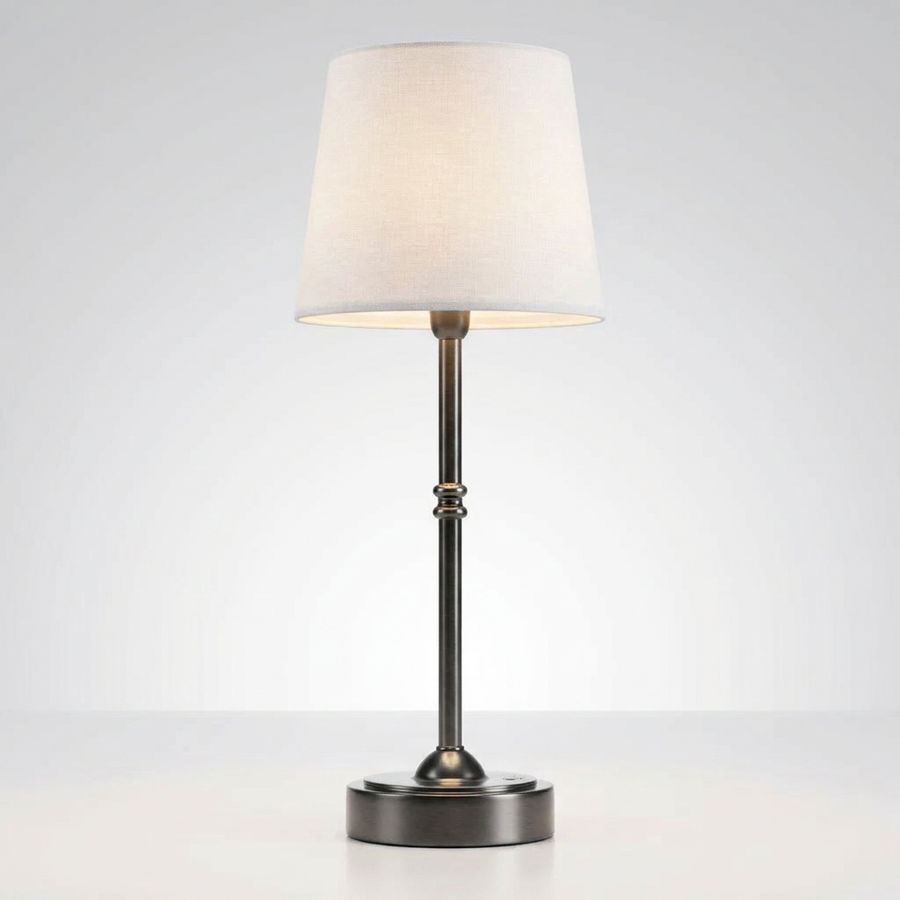 Cordless Fabric Shade Table Lamp