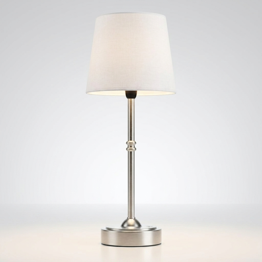 Cordless Fabric Shade Table Lamp
