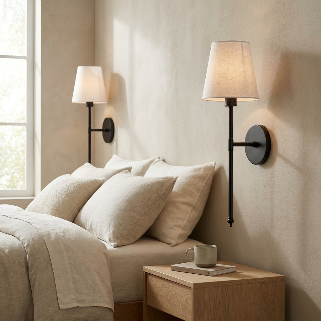 Cordless Wall Sconces Set of 2