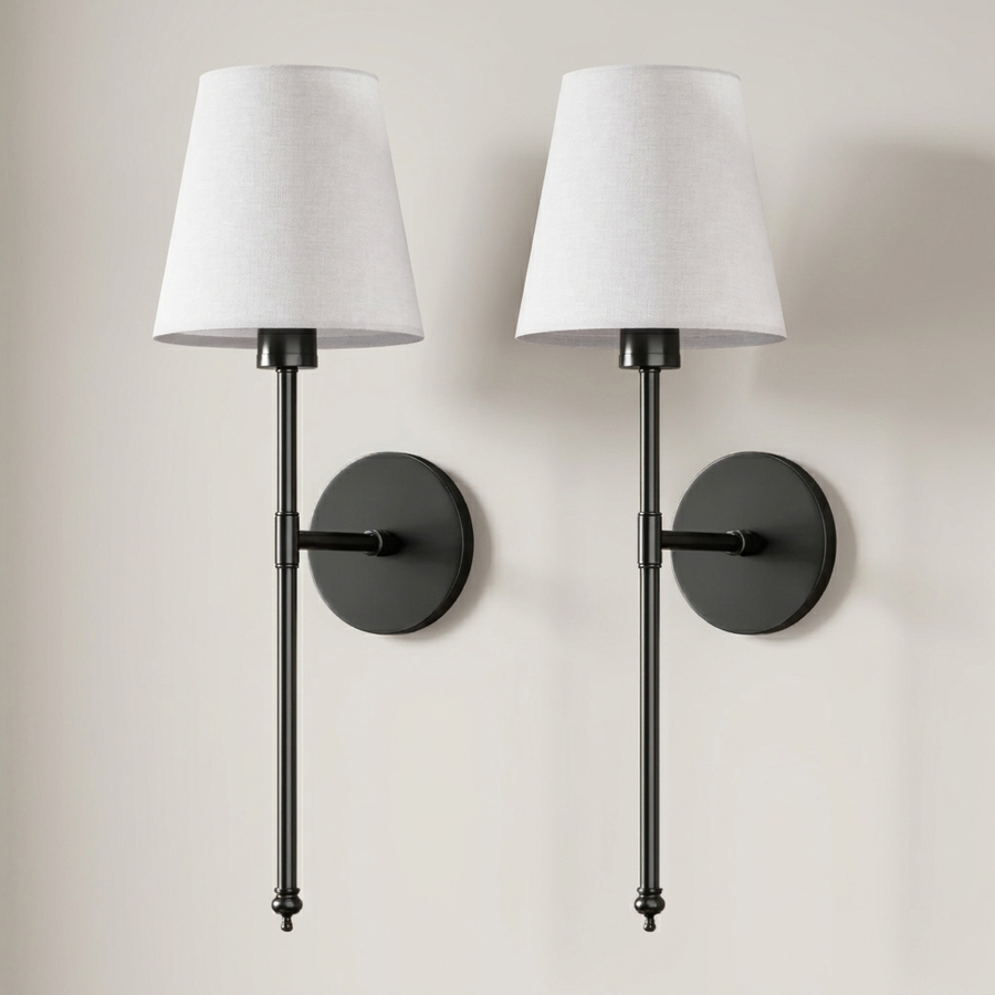 Cordless Wall Sconces Set of 2