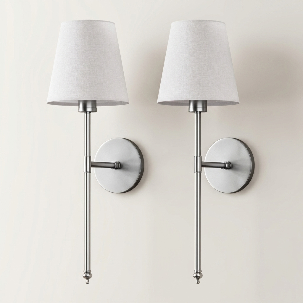 Cordless Wall Sconces Set of 2