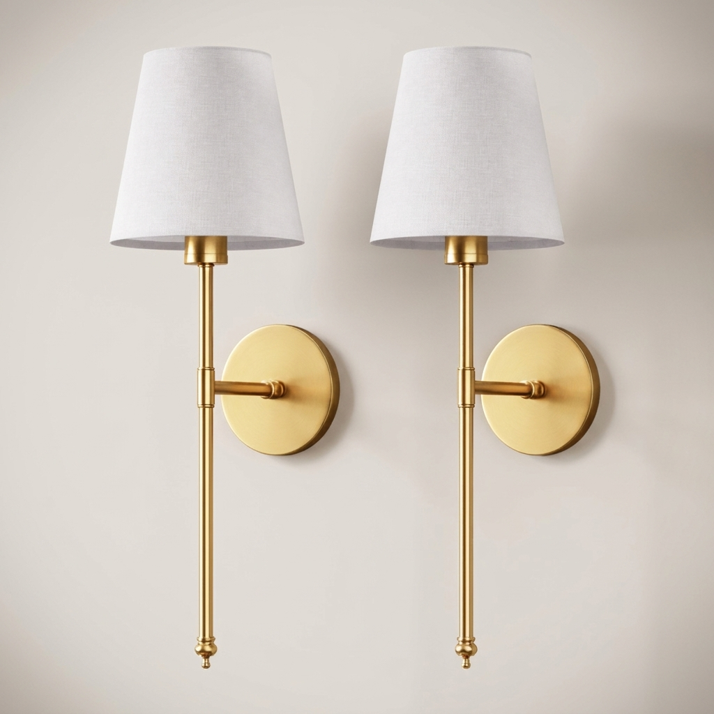 Cordless Wall Sconces Set of 2