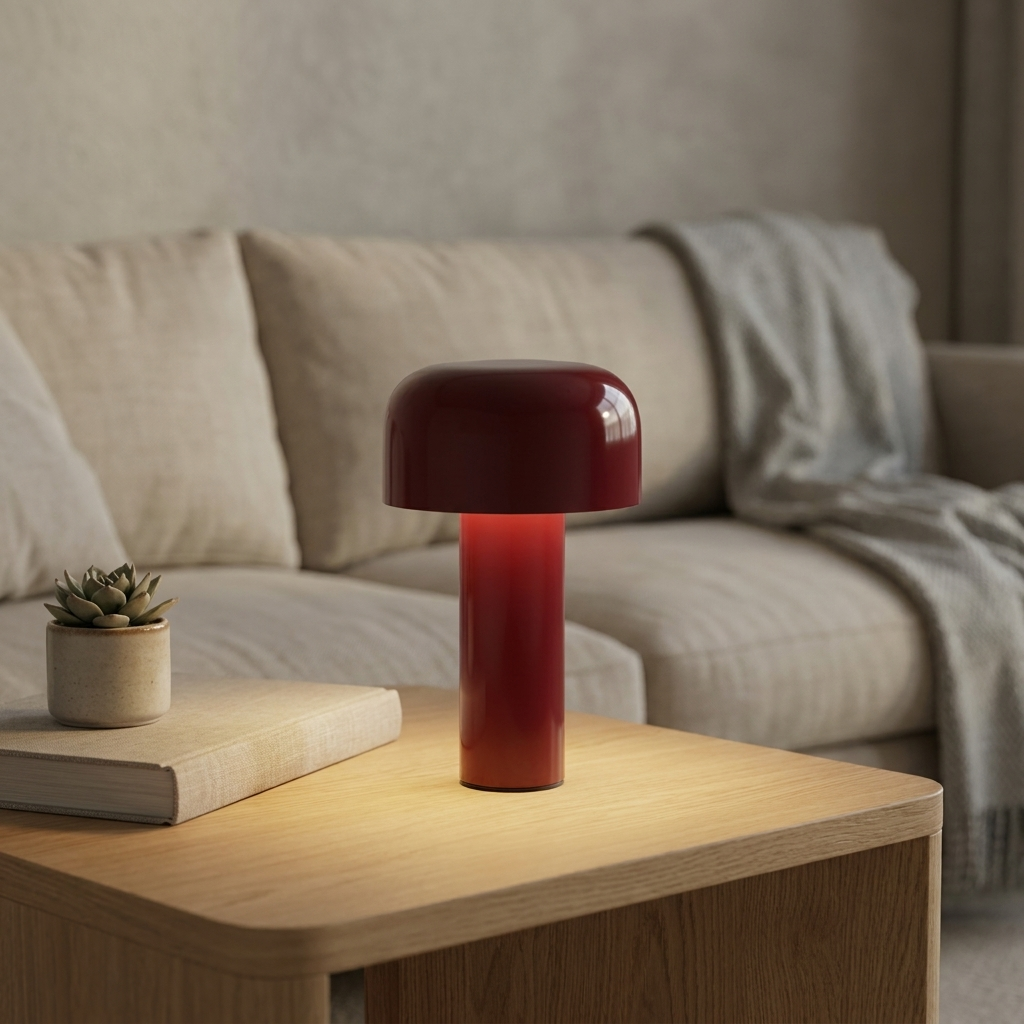 Cordless Mushroom Table Lamp