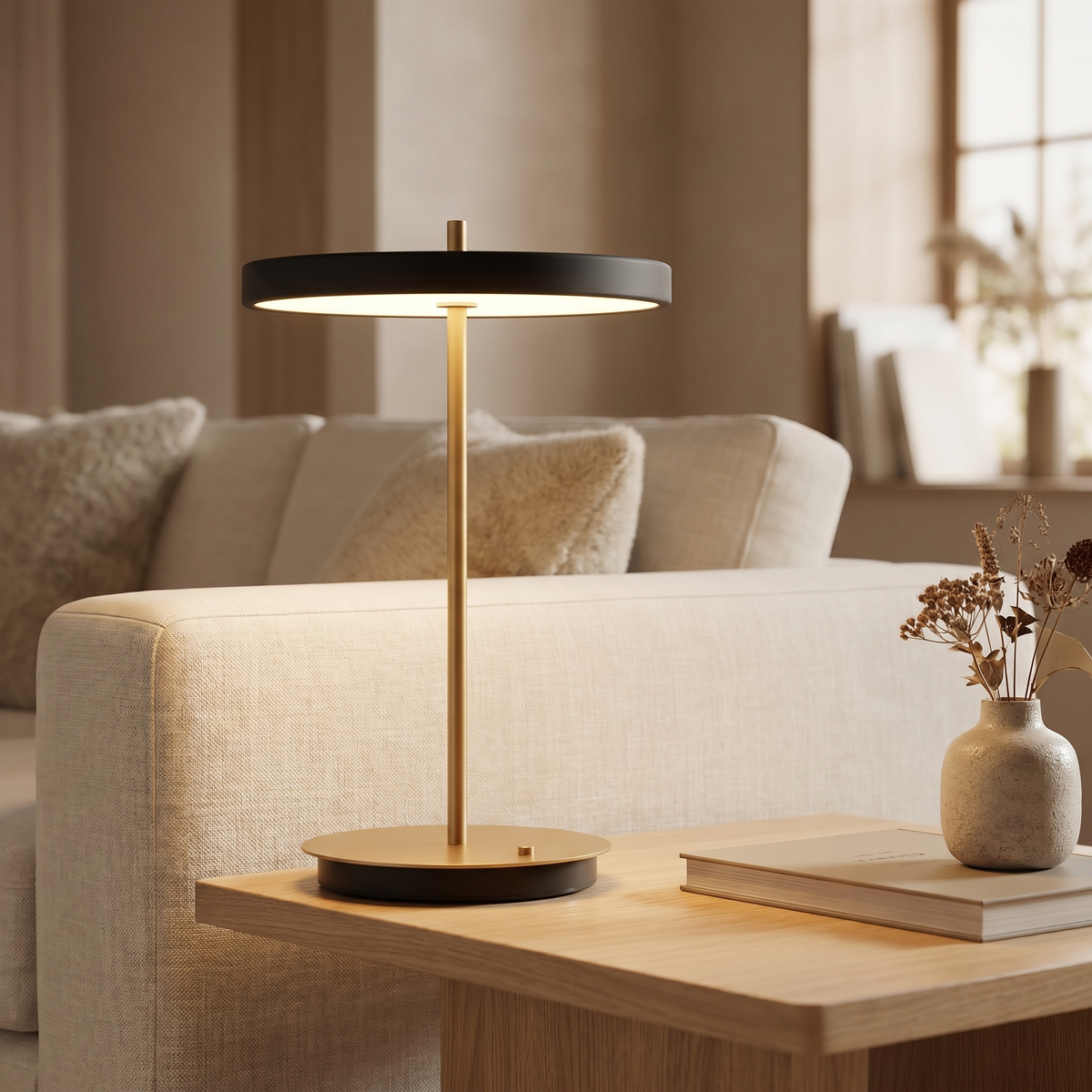 Gold Dimmable Table Lamp