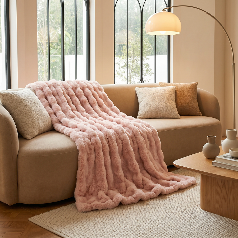Double Sided Teddy Blanket