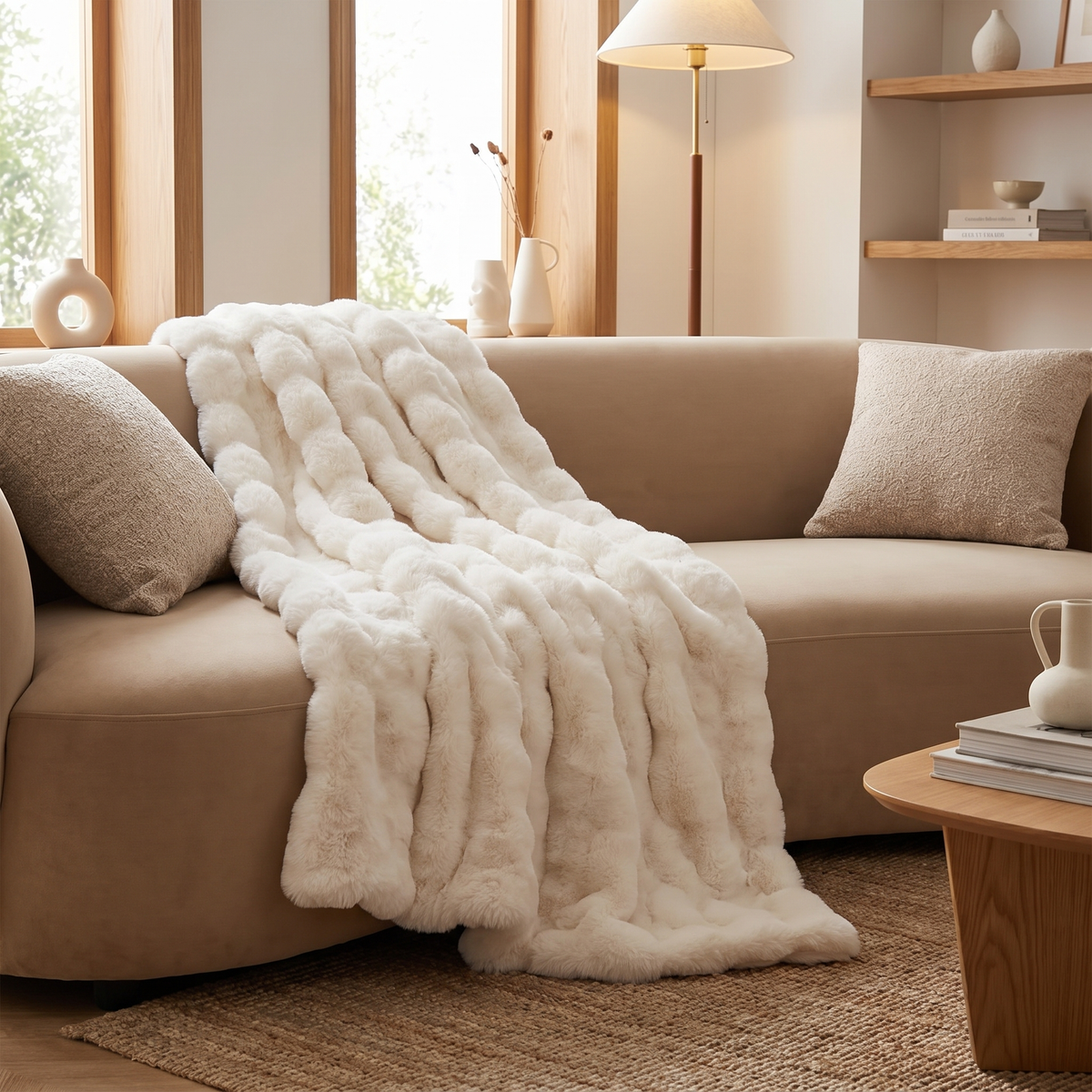 Double Sided Teddy Blanket