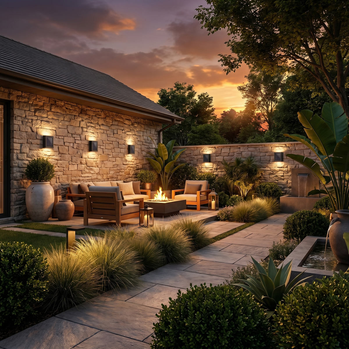 Solar Outdoor Wall Lights