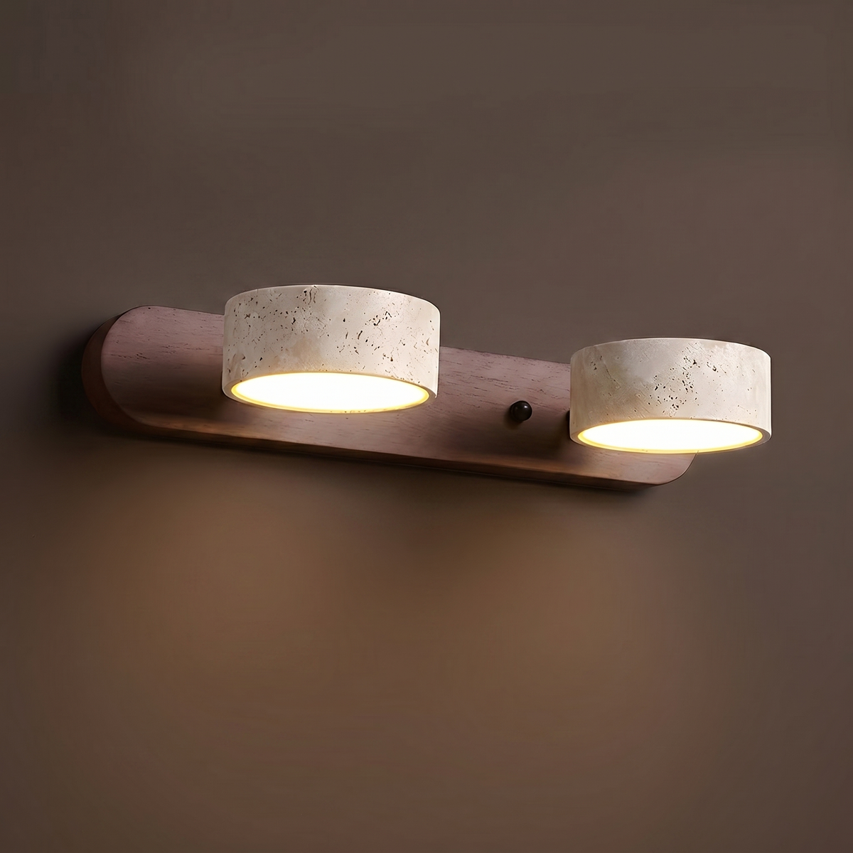 Travertine Ring Wall Light