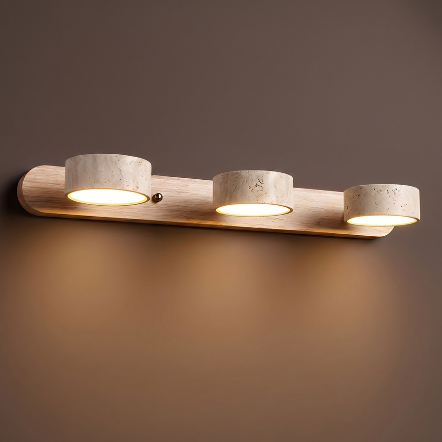Travertine Ring Wall Light