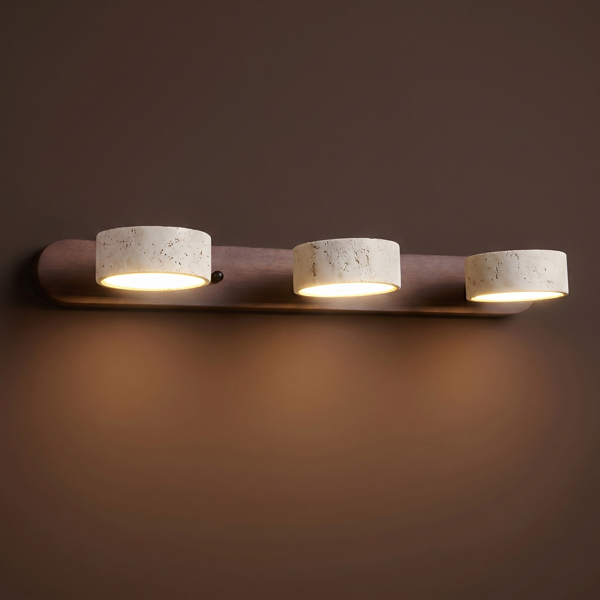 Travertine Ring Wall Light