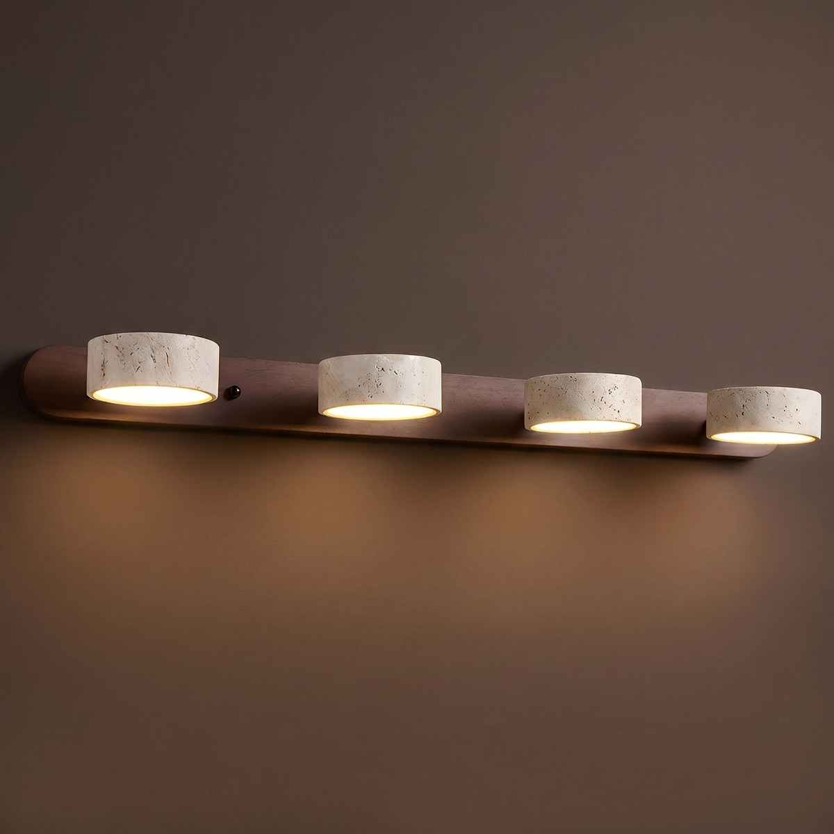 Travertine Ring Wall Light