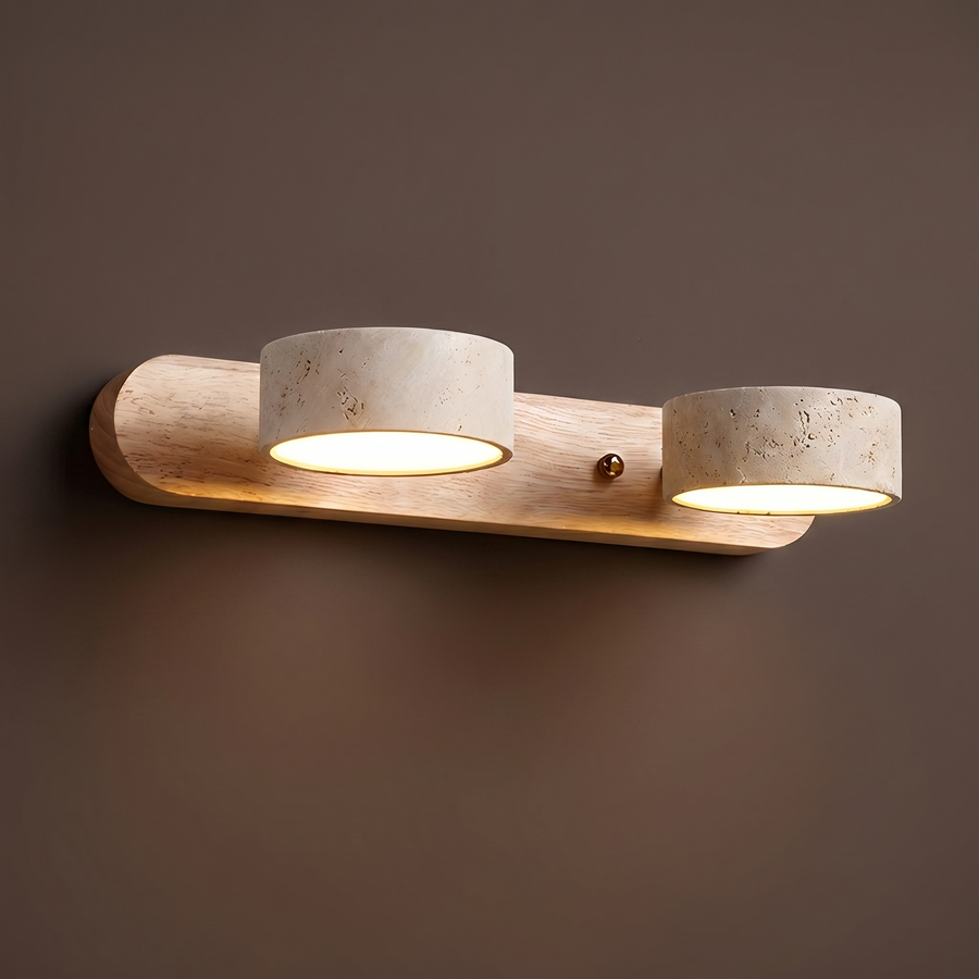 Travertine Ring Wall Light