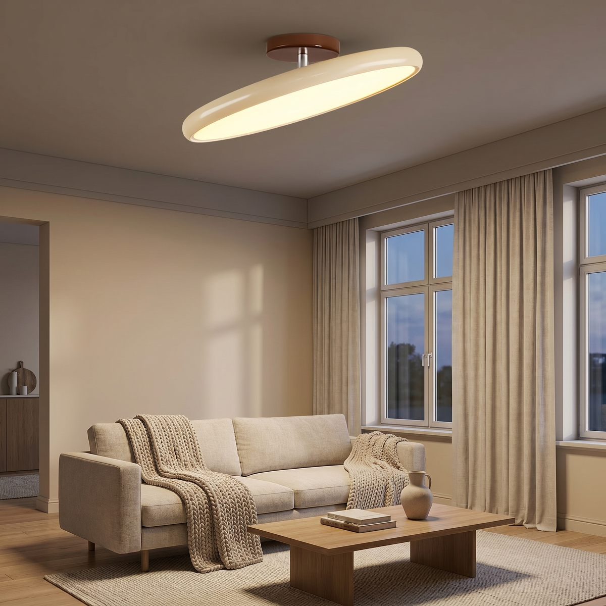 Adjustable Flush Ceiling Light