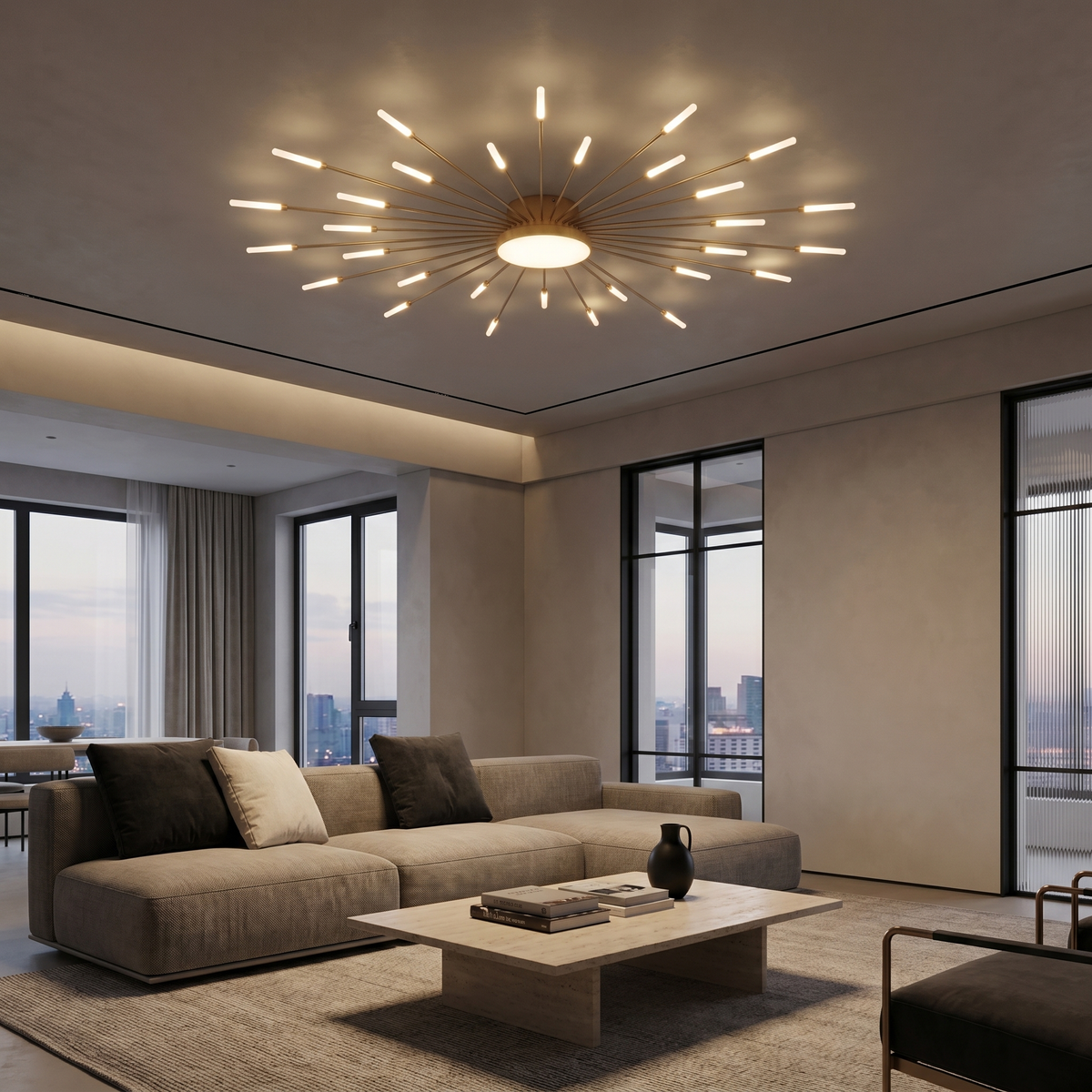 Fireworks Sputnik Ceiling Light