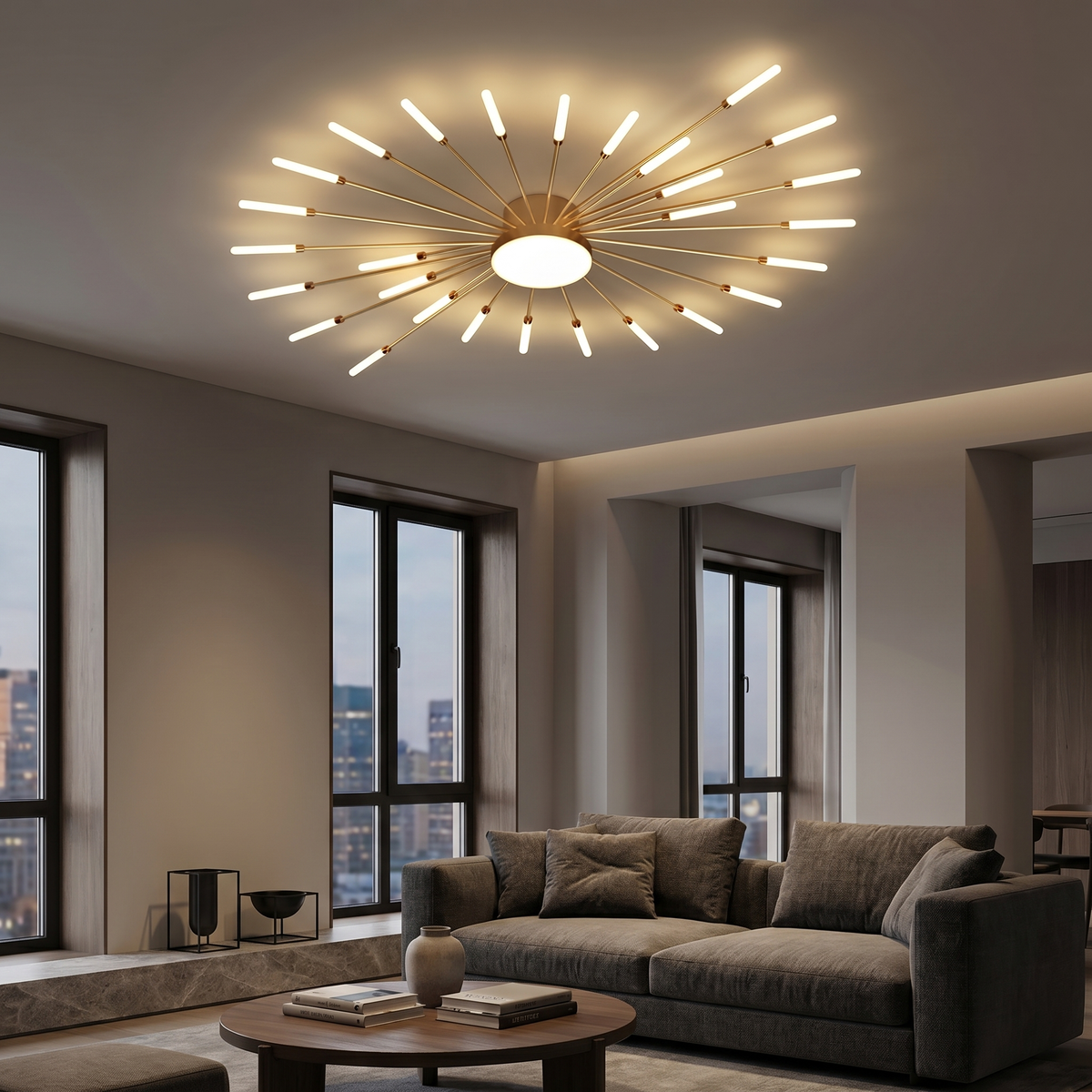 Fireworks Sputnik Ceiling Light