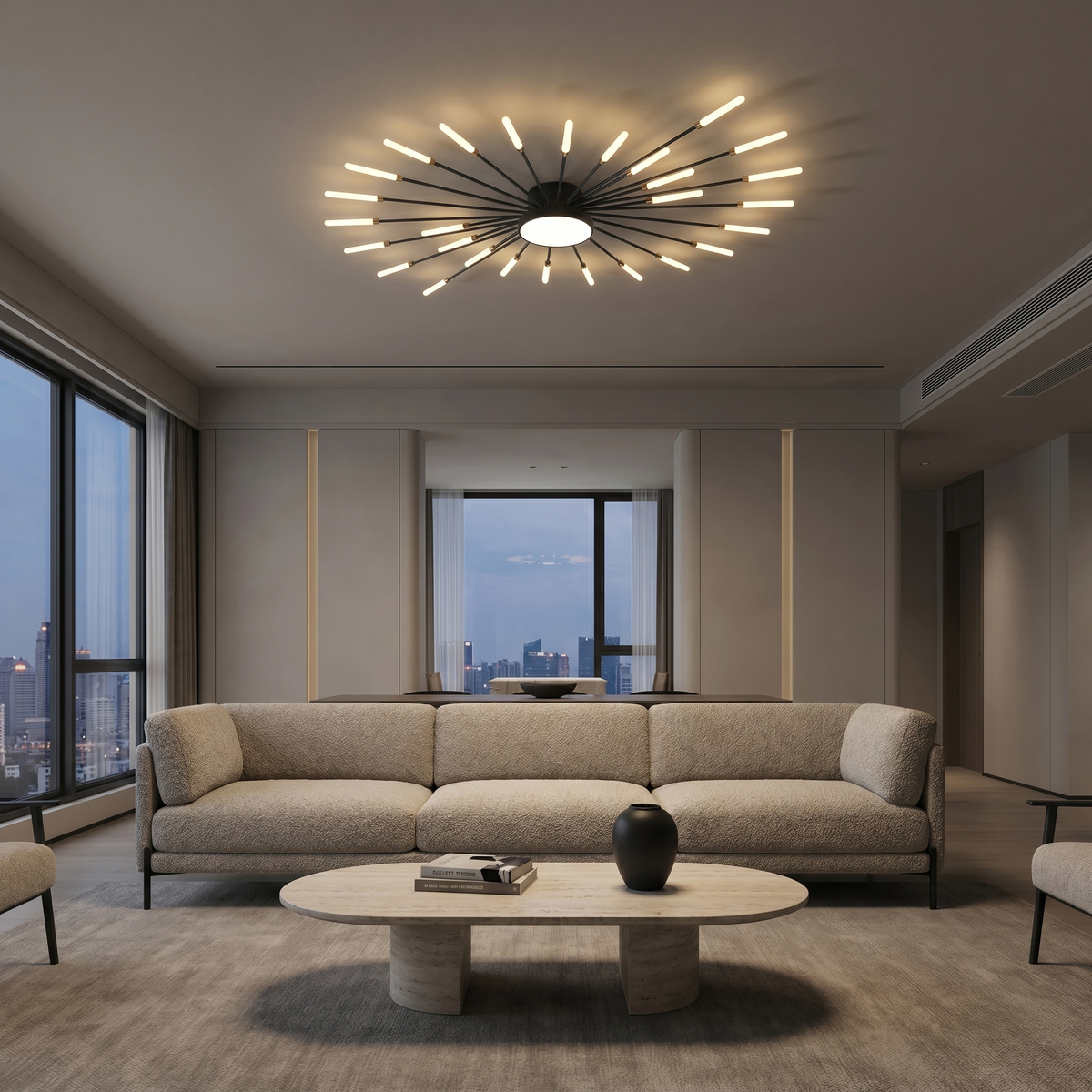 Fireworks Sputnik Ceiling Light