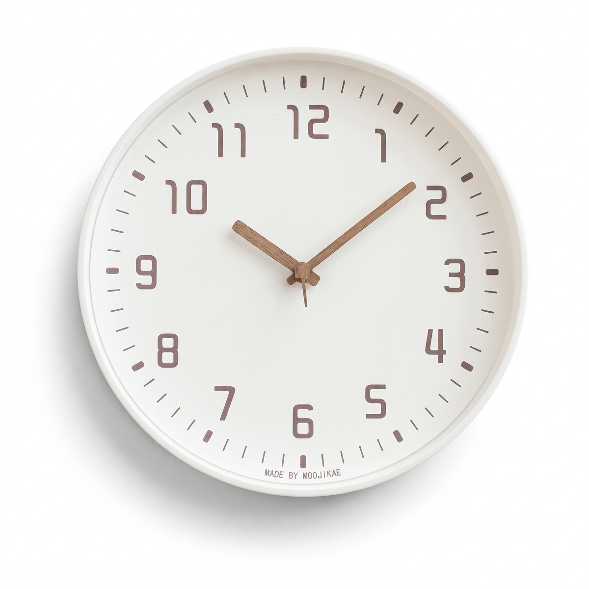 Bamboo Japandi Wall Clock
