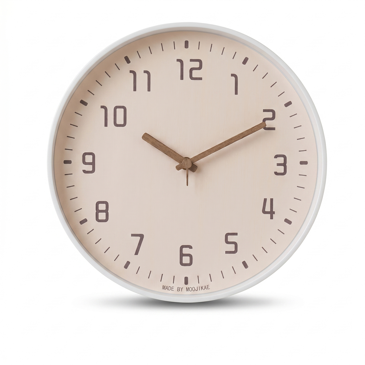 Bamboo Japandi Wall Clock