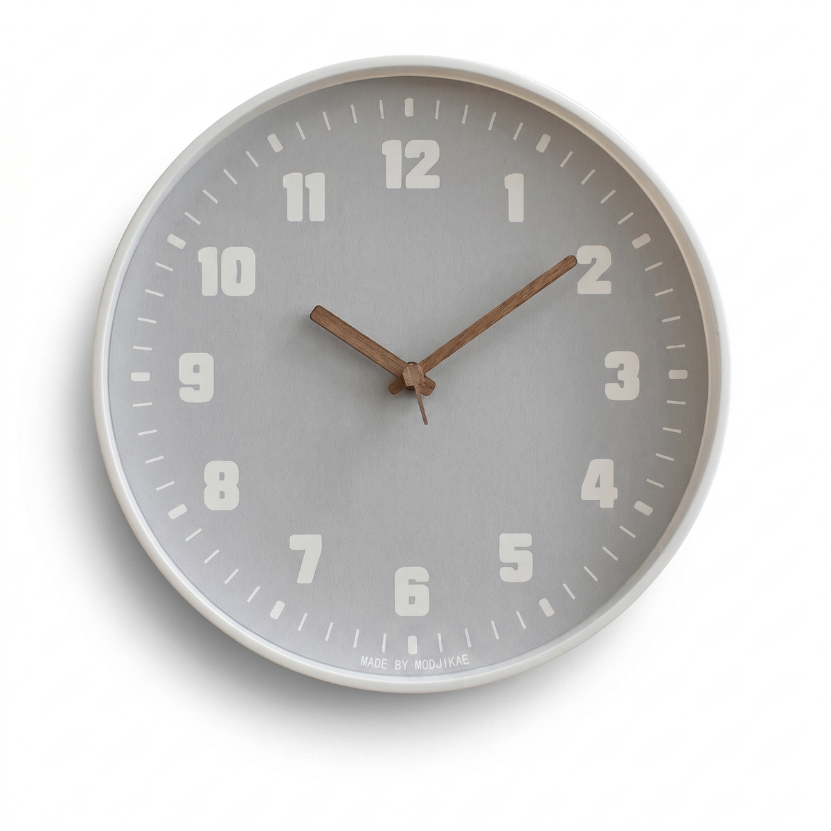 Bamboo Japandi Wall Clock