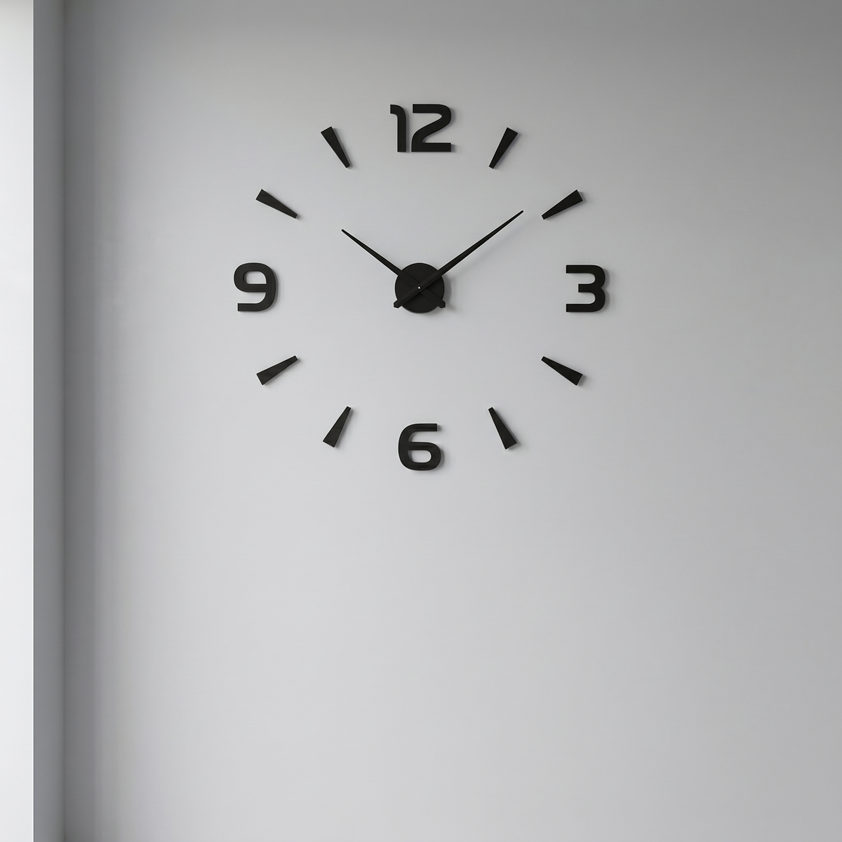 DIY Frameless Wall Clock