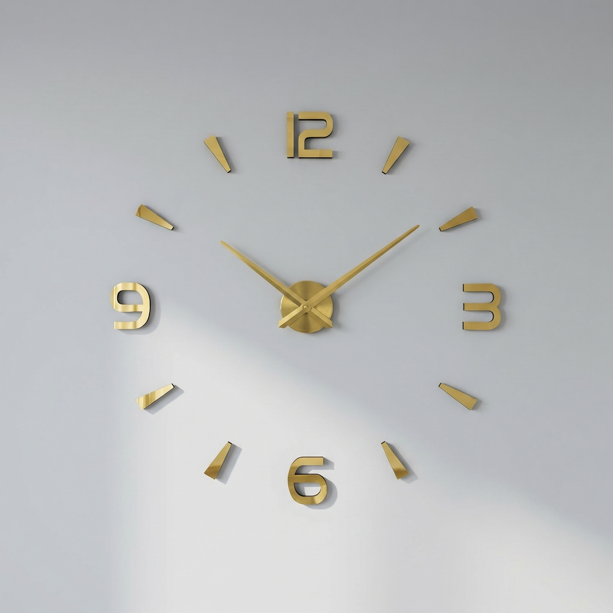 DIY Frameless Wall Clock