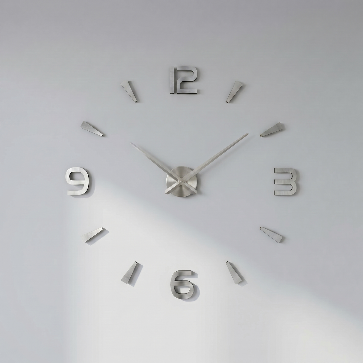 DIY Frameless Wall Clock