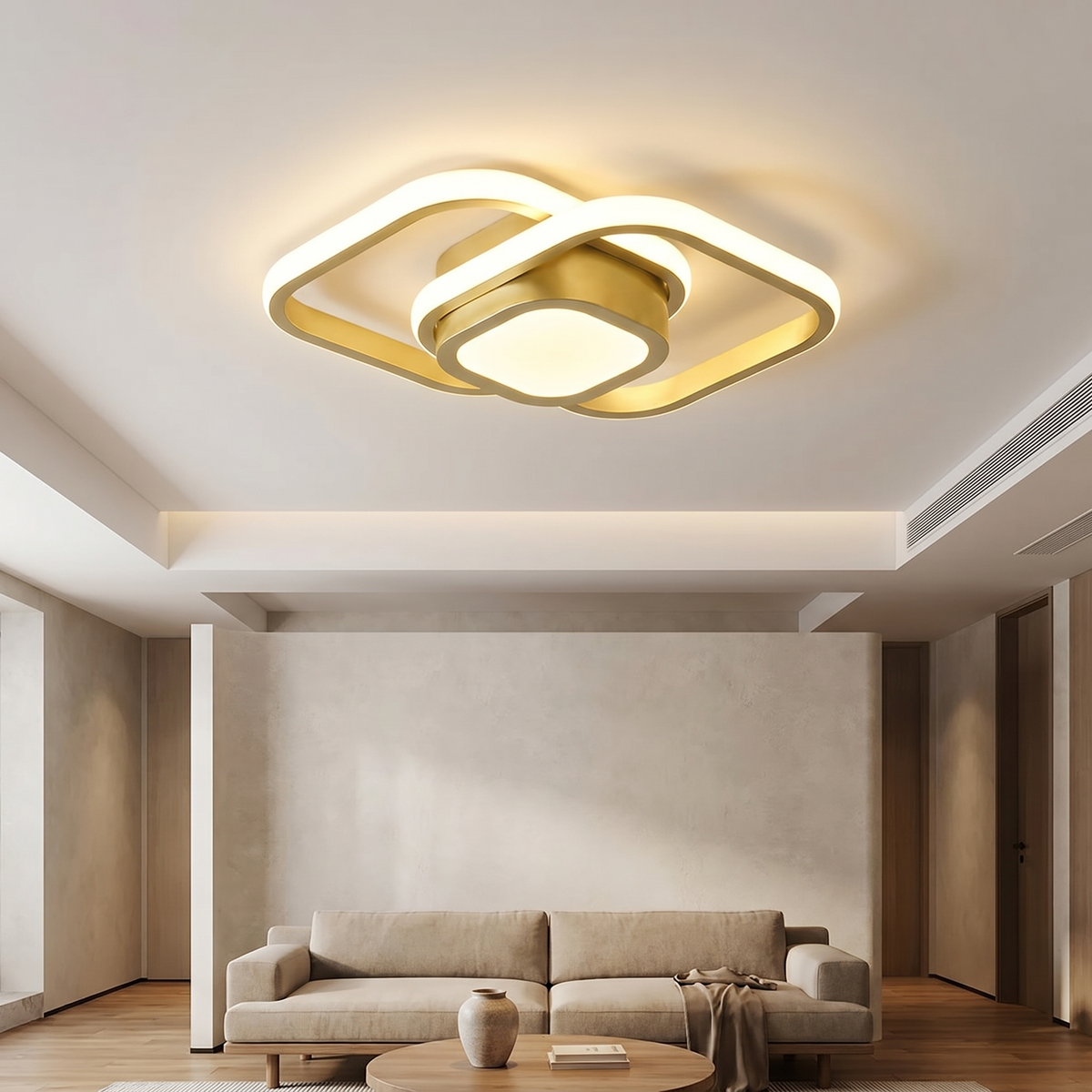Double Ring Ceiling Light