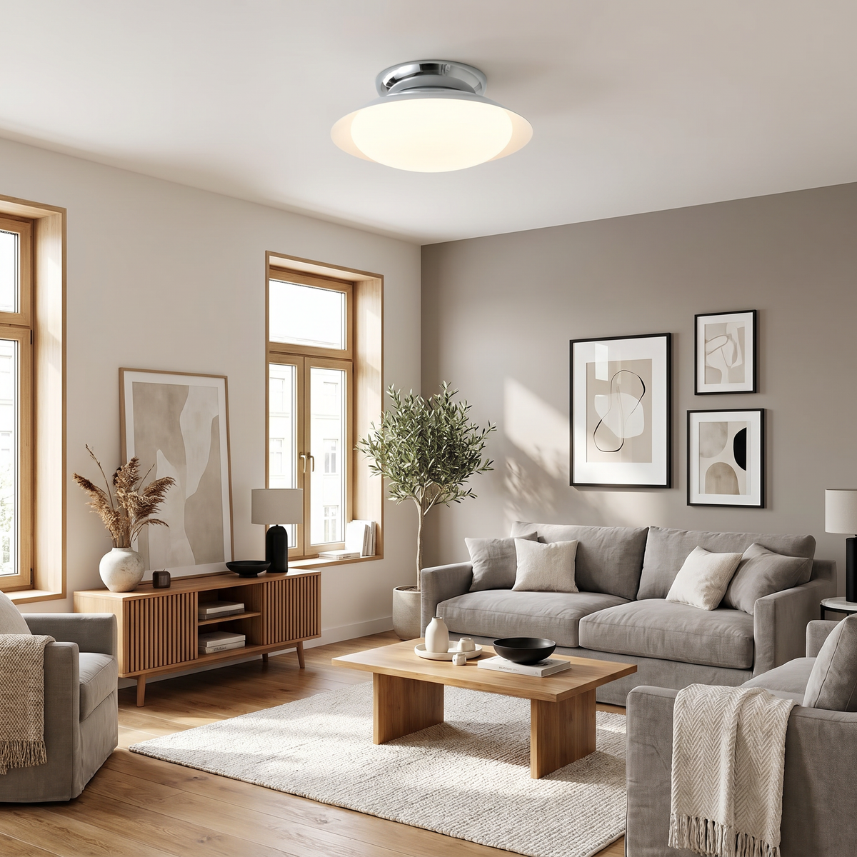 Dimmable Flush Ceiling Light