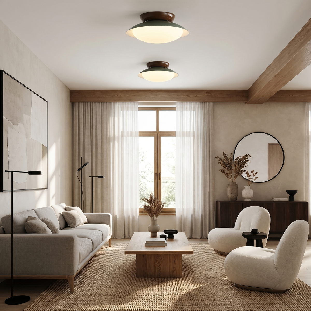 Dimmable Flush Ceiling Light