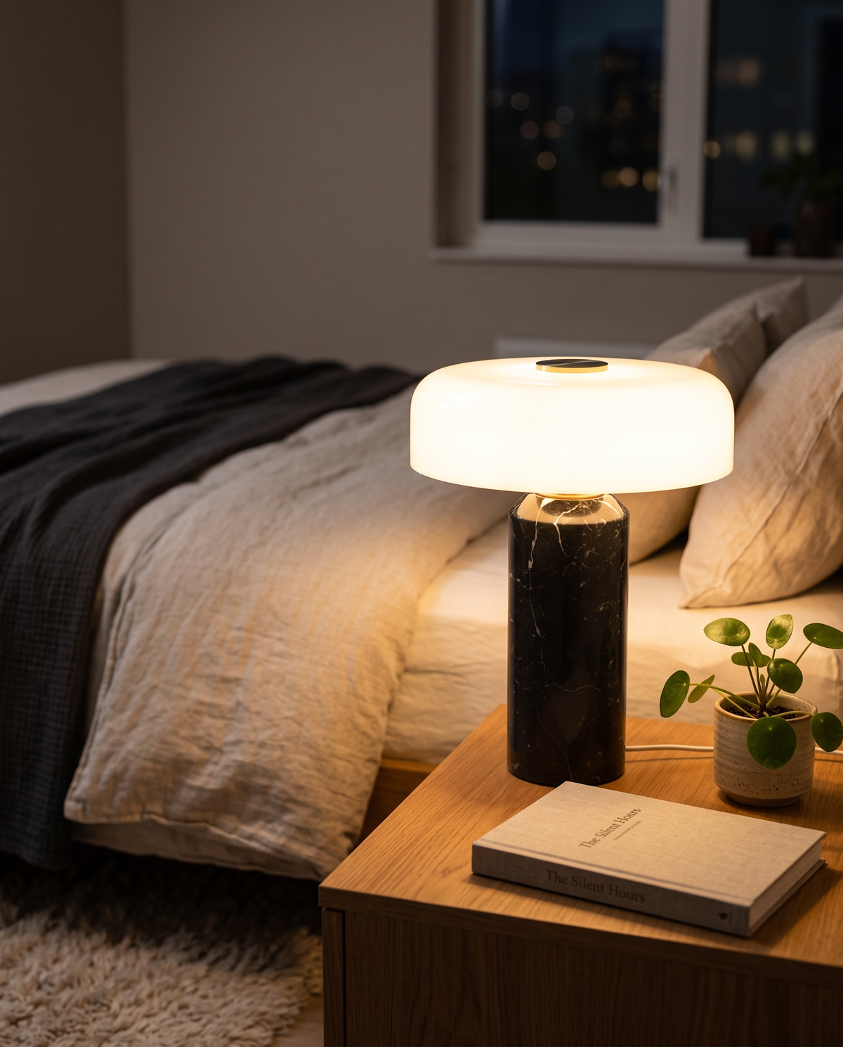 Cordless Marble Table Lamp