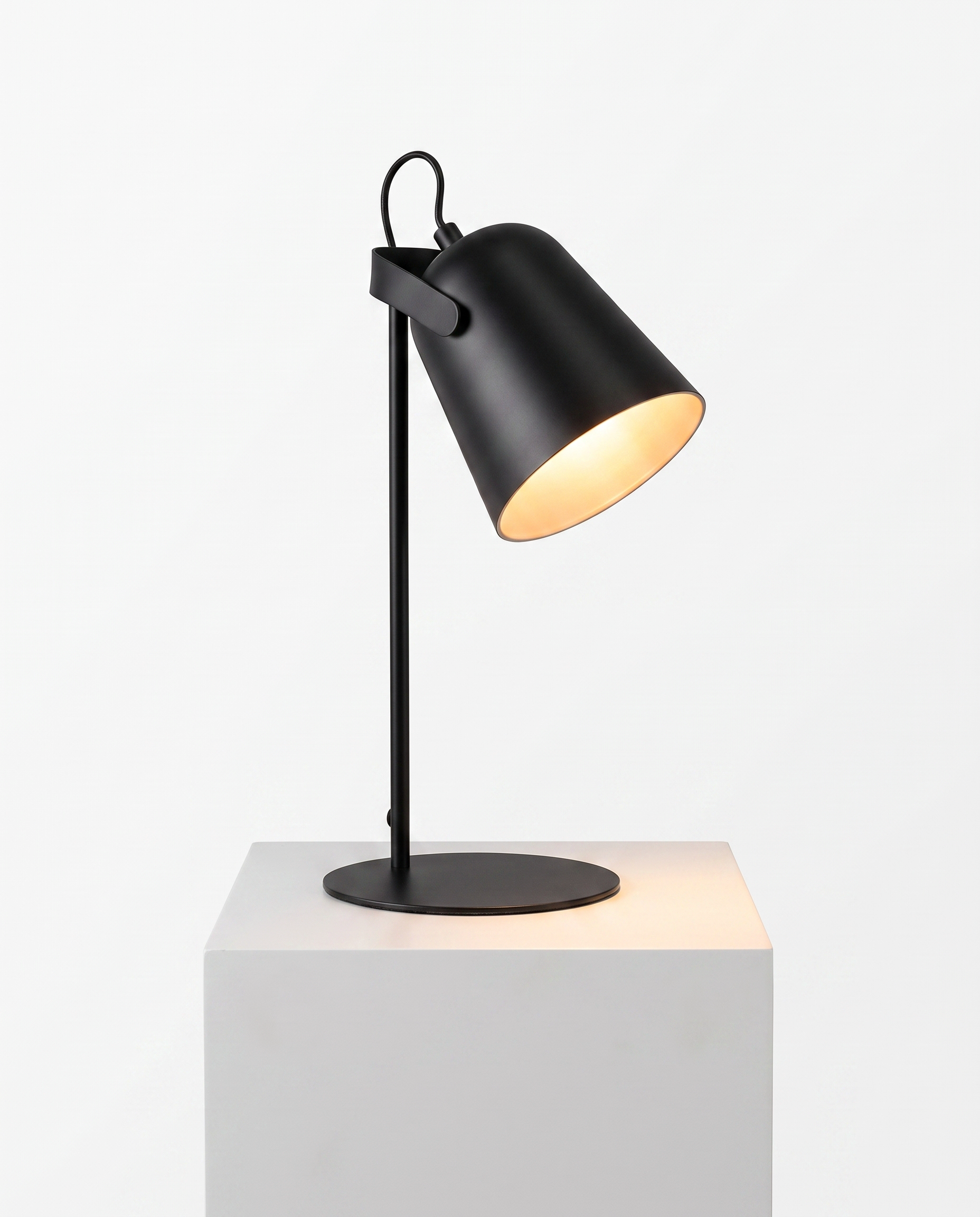 Nordic Desk Lamp Adjustable Shade | Soft Eye Friendly Light | Reading Lamp for Study and Kids Room