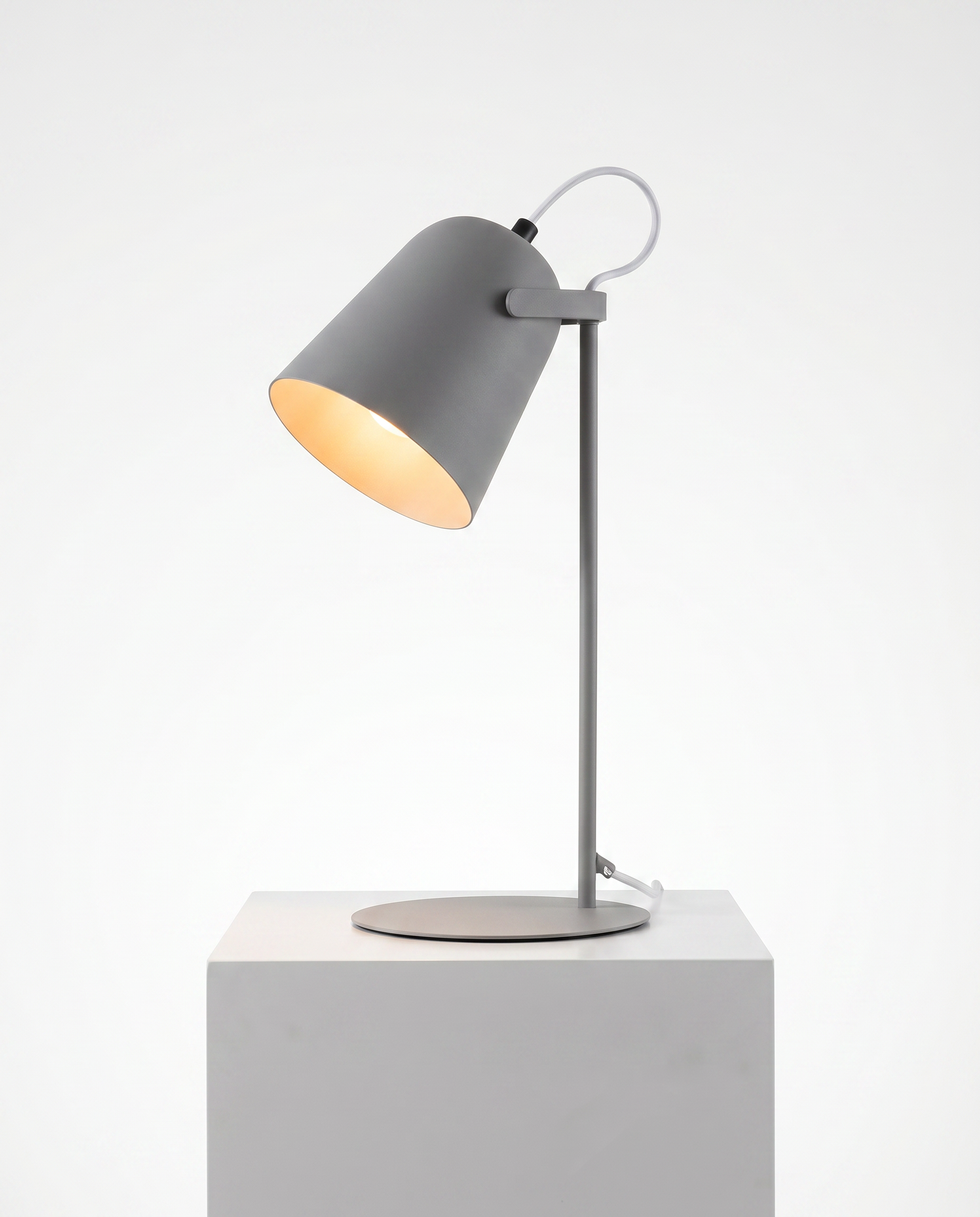 Nordic Desk Lamp Adjustable Shade | Soft Eye Friendly Light | Reading Lamp for Study and Kids Room