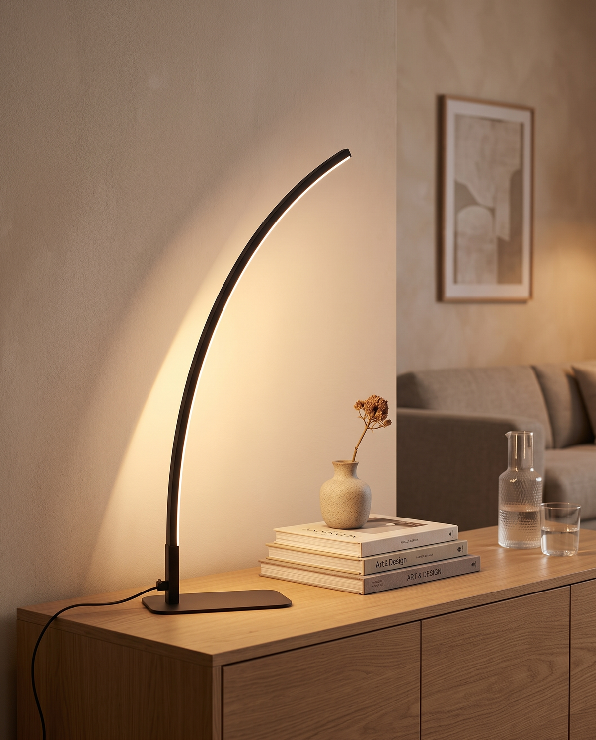 Arc Dimmable Table Lamp