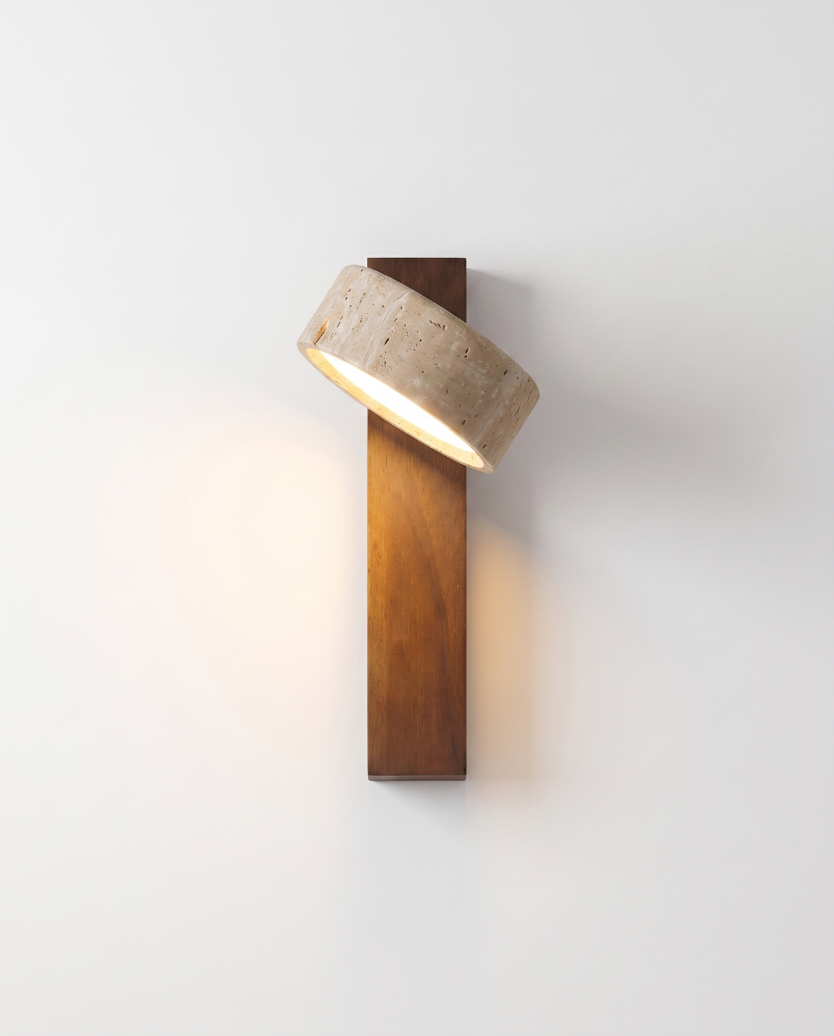 Travertine Adjustable Wall Light