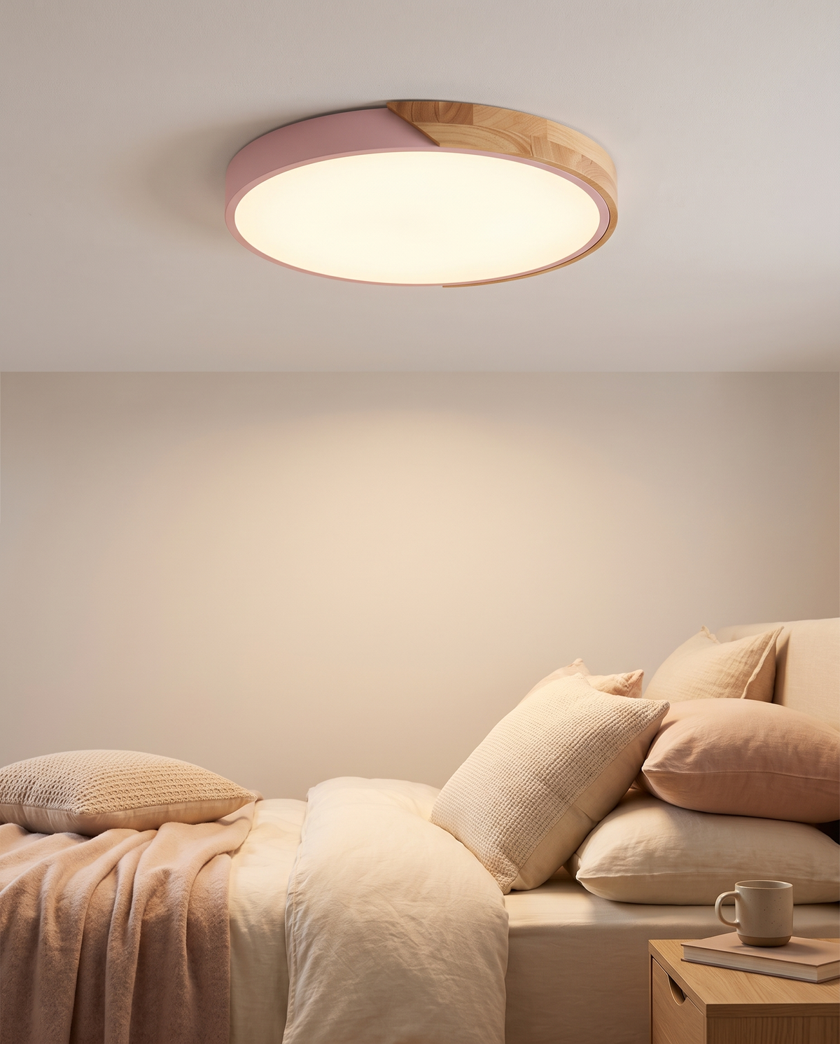 Scandinavian Wooden Ceiling Light