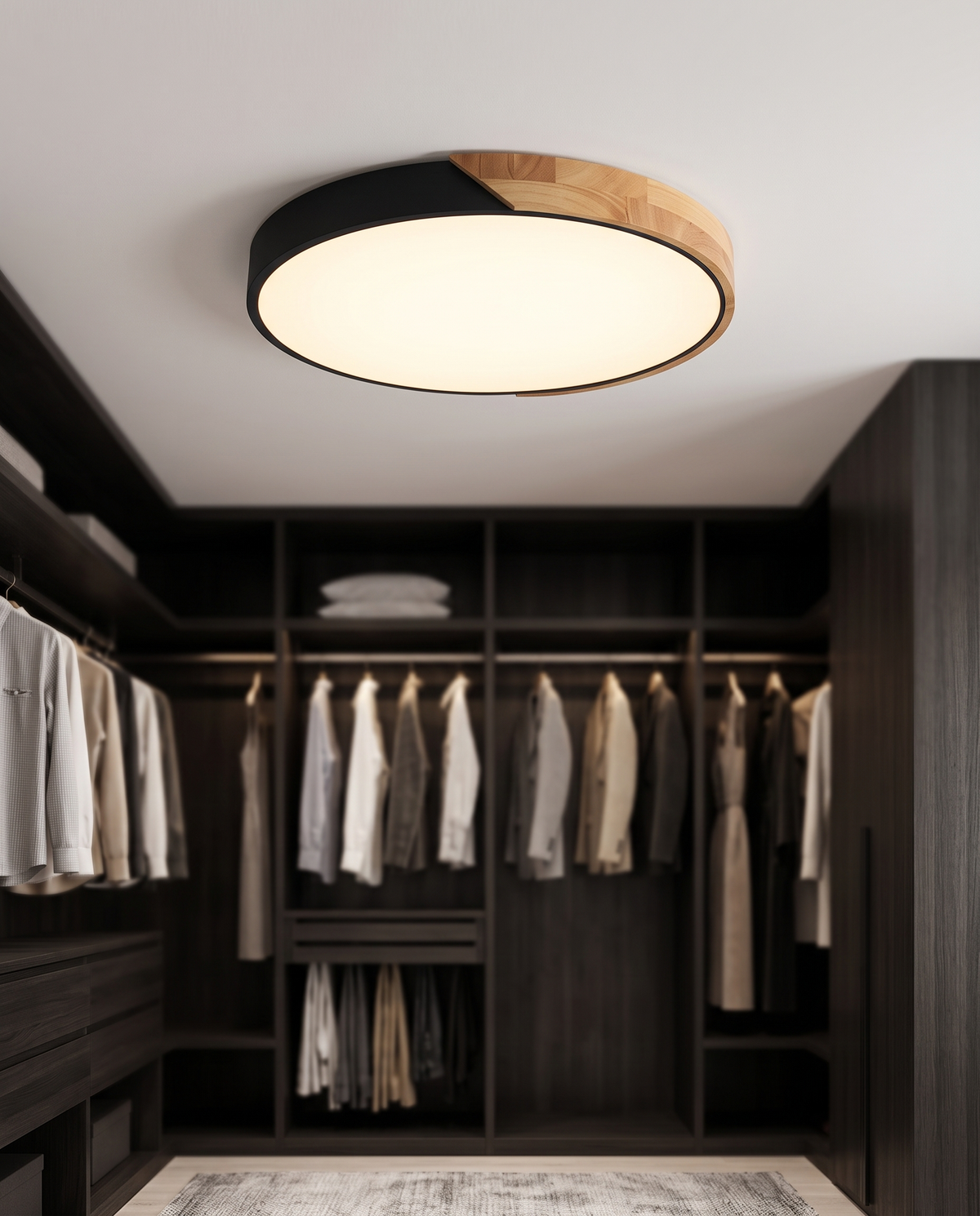 Scandinavian Wooden Ceiling Light