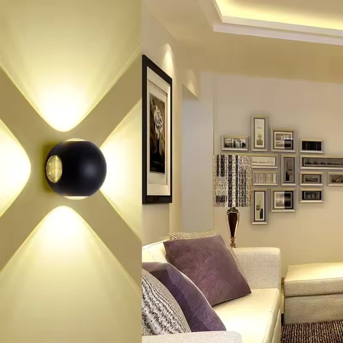 Beam Matte Black Wall Light